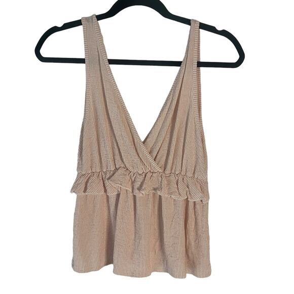 Caution To The Wind Women's Size Small Double V Neck Girly Coquette Top - Picture 1 of 7